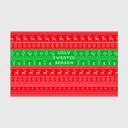Бумага для упаковки Ужасный новогодний свитер, цвет: 3D-принт