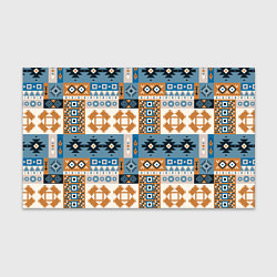 Бумага для упаковки Этнический мозаичный геометрический паттерн, цвет: 3D-принт