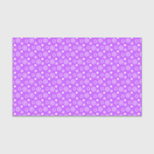 Бумага для упаковки Сиреневый паттерн цветы / 3D-принт – фото 1