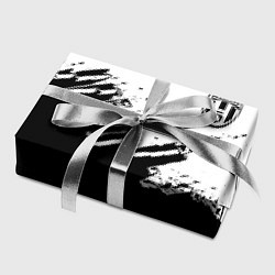 Бумага для упаковки Juventus black sport texture, цвет: 3D-принт — фото 2