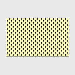 Бумага для упаковки Пиковая масть светло-жёлтый, цвет: 3D-принт