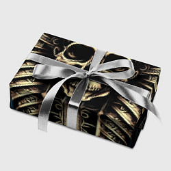 Бумага для упаковки Золотой череп Египетского фараона, цвет: 3D-принт — фото 2