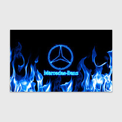 Бумага для упаковки Mercedes-benz blue neon, цвет: 3D-принт