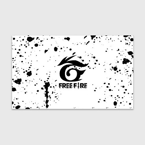 Бумага для упаковки Freefire черные краски / 3D-принт – фото 1