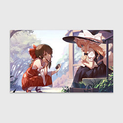 Бумага для упаковки Touhou Project Reimu Marisa smile, цвет: 3D-принт