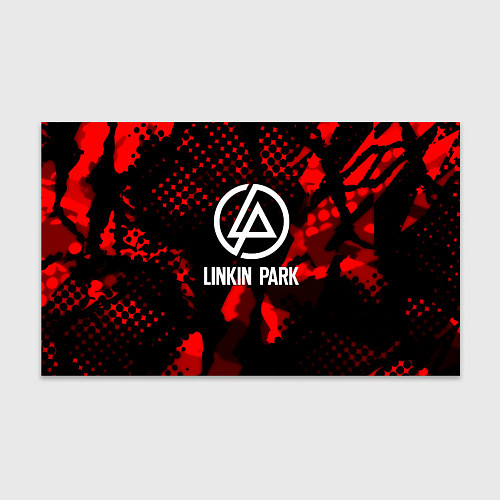 Бумага для упаковки Linkin park краски текстуры / 3D-принт – фото 1