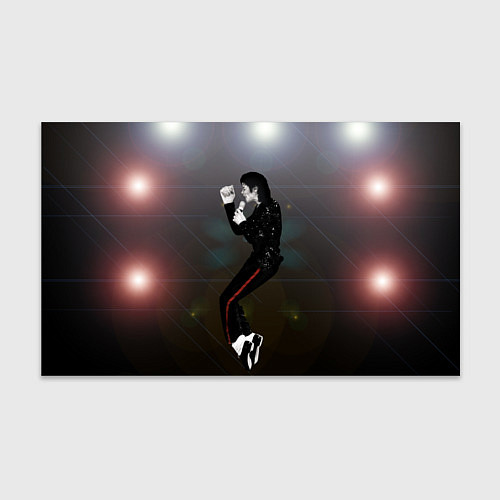 Бумага для упаковки Michael Jackson в прыжке / 3D-принт – фото 1