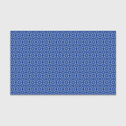 Бумага для упаковки Паттерн узоры сине-белый, цвет: 3D-принт