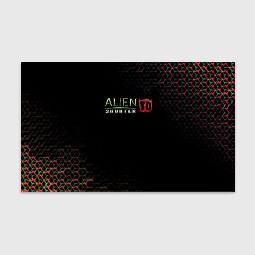 Бумага для упаковки Alien Shooter космос тема / 3D-принт – фото 1