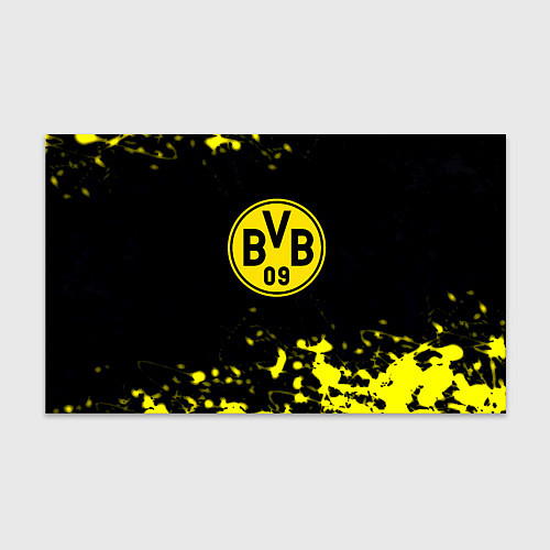 Бумага для упаковки Borussia краски жёлтые / 3D-принт – фото 1