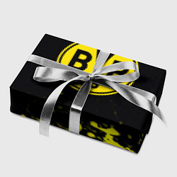 Бумага для упаковки Borussia краски жёлтые, цвет: 3D-принт — фото 2