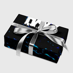 Бумага для упаковки Dayz текстура краски голубые, цвет: 3D-принт — фото 2