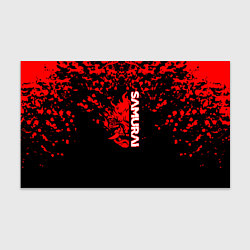 Бумага для упаковки Cyberpunk samurai красные краски, цвет: 3D-принт