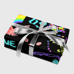 Бумага для упаковки 6ix9ine logo rap bend, цвет: 3D-принт — фото 2