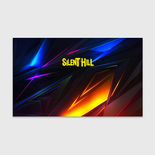 Бумага для упаковки Silent hill stripes neon / 3D-принт – фото 1