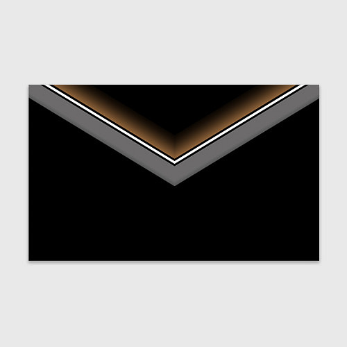 Бумага для упаковки Абстракция графика серая и коричневая полоски на ч / 3D-принт – фото 1