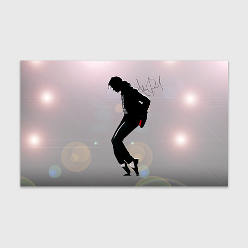 Бумага для упаковки Майкл Джексон под прожекторами - с автографом / 3D-принт – фото 1