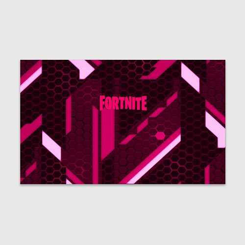 Бумага для упаковки Fortnite броня розовая эпик / 3D-принт – фото 1
