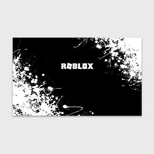 Бумага для упаковки Roblox текстура краски белые / 3D-принт – фото 1
