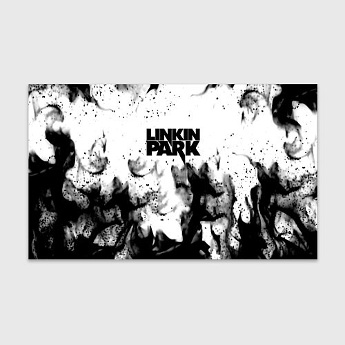 Бумага для упаковки Linkin park огненный дым рок / 3D-принт – фото 1
