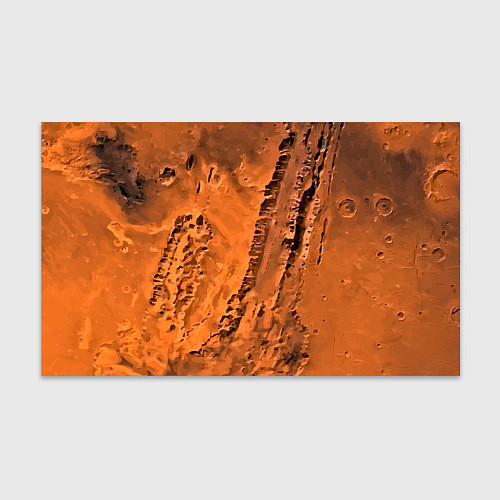 Бумага для упаковки Каналы на Марсе - star dust / 3D-принт – фото 1