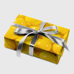 Бумага для упаковки Желтые шарики, цвет: 3D-принт — фото 2
