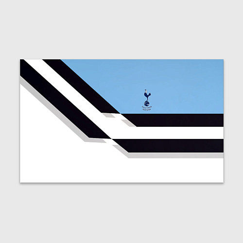 Бумага для упаковки Tottenham sport geometry / 3D-принт – фото 1