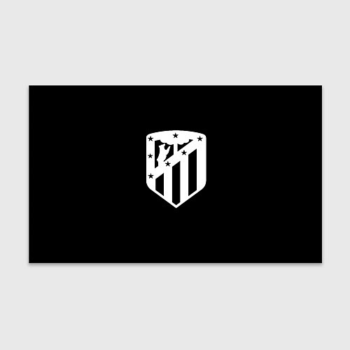 Бумага для упаковки Атлетико Мадрид белое лого фк / 3D-принт – фото 1