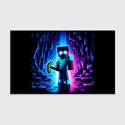 Бумага для упаковки Minecraft - neon character ai art, цвет: 3D-принт