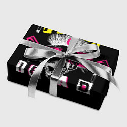 Бумага для упаковки Панки живы - череп с ирокезом, цвет: 3D-принт — фото 2