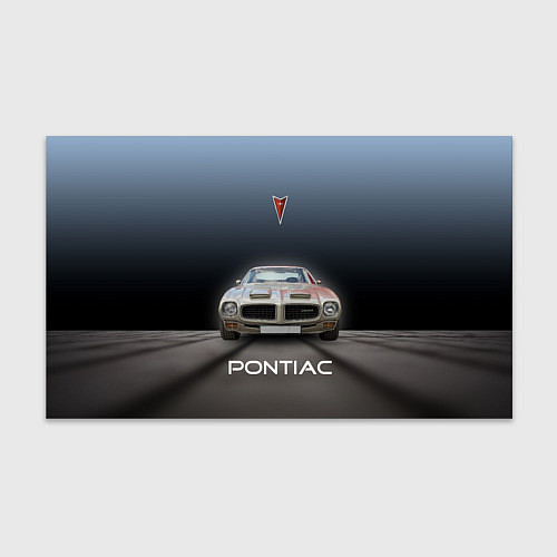 Бумага для упаковки Американский масл-кар Pontiac / 3D-принт – фото 1