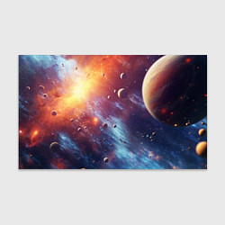 Бумага для упаковки Галактика и планеты, цвет: 3D-принт