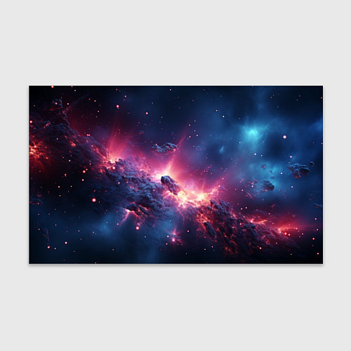 Бумага для упаковки Взрыв в космосе / 3D-принт – фото 1