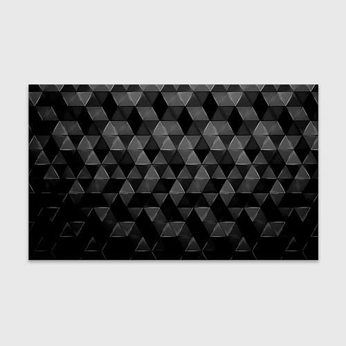 Бумага для упаковки Серые треугольники / 3D-принт – фото 1
