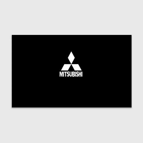 Бумага для упаковки Mitsubishi logo white / 3D-принт – фото 1