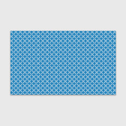 Бумага для упаковки Сине-белый узорчатый, цвет: 3D-принт