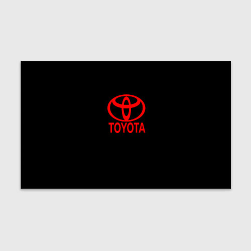 Бумага для упаковки Toyota red logo / 3D-принт – фото 1