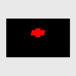 Бумага для упаковки Chevrolet red logo, цвет: 3D-принт
