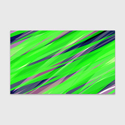 Бумага для упаковки Зелёный и фиолетовый абстрактные полосы, цвет: 3D-принт