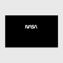 Бумага для упаковки Nasa white logo, цвет: 3D-принт