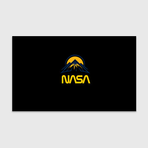 Бумага для упаковки Nasa горы лого / 3D-принт – фото 1