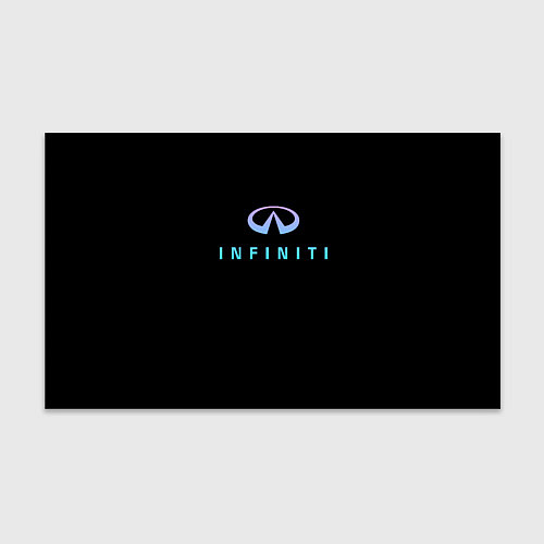 Бумага для упаковки Infiniti logo neon / 3D-принт – фото 1