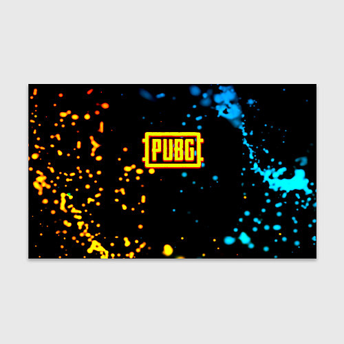 Бумага для упаковки PUBG огненное лого / 3D-принт – фото 1