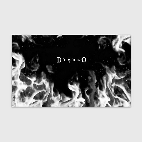 Бумага для упаковки Diablo fire black / 3D-принт – фото 1