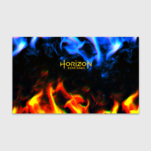 Бумага для упаковки Horizon zero dawn flame glitch / 3D-принт – фото 1