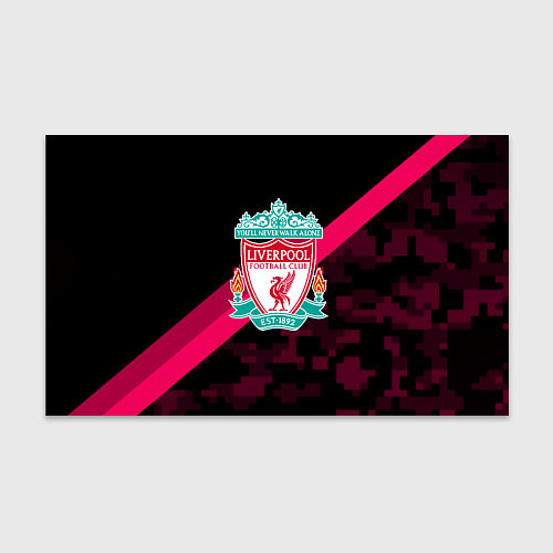 Бумага для упаковки Liverpool sport fc club / 3D-принт – фото 1