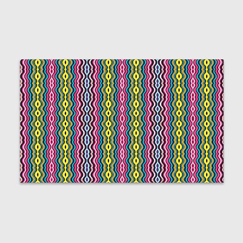 Бумага для упаковки Абстрактные разноцветные вертикальные полосы / 3D-принт – фото 1