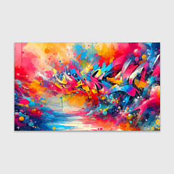 Бумага для упаковки Красочная абстракция - импрессионизм, цвет: 3D-принт