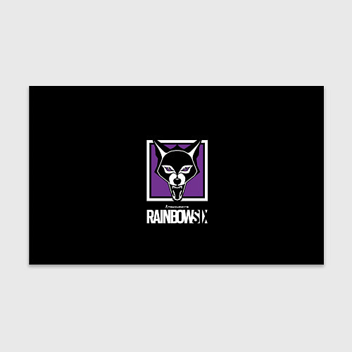 Бумага для упаковки Rainbow six logo ubisoft / 3D-принт – фото 1