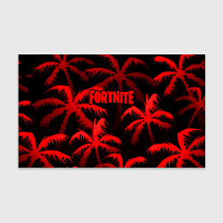 Бумага для упаковки Fortnite tropic red